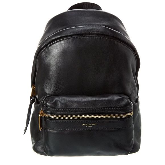 Saint Laurent Handbags - Saint Laurent Bo City Toy Leather & Canvas Backpack